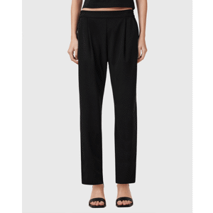 AllSaints Aleida Lightweight Black Tri Trousers